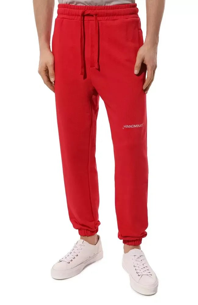 Hinnominate Chic Stretch Cotton Trousers with Drawstring