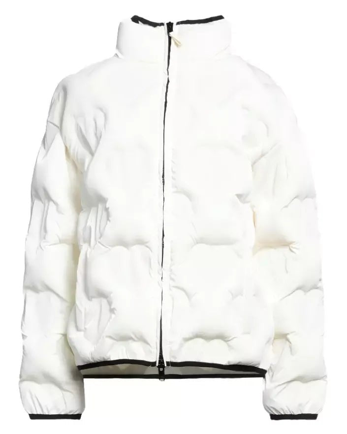 Love Moschino White Polyester Jackets & Coat