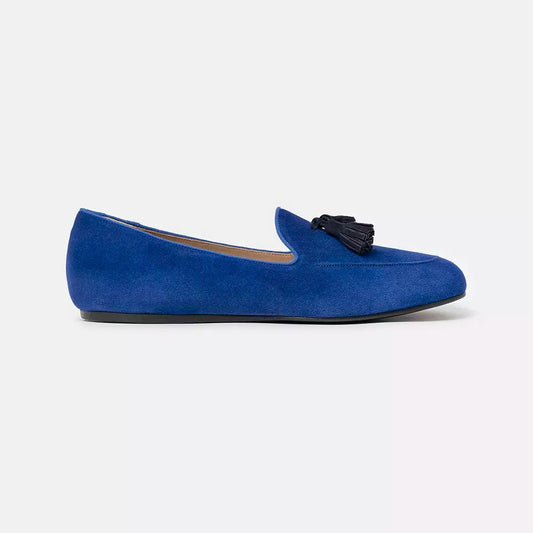 Charles Philip Chic Blue Suede Loafers for the Discerning Gentleman