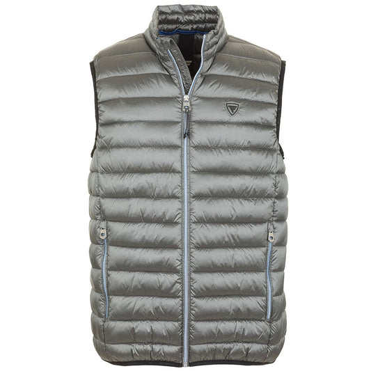 Fred Mello Sleeveless Zip Vest in Sophisticated Gray
