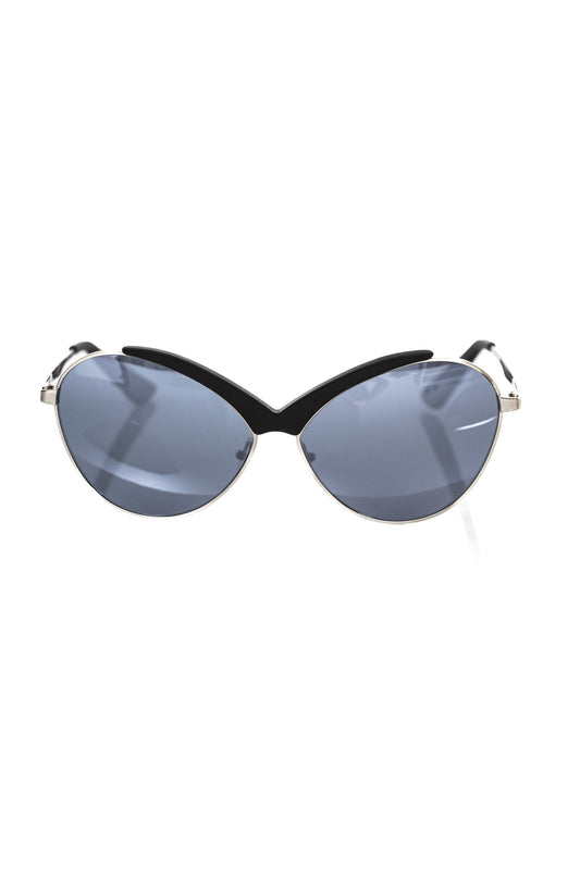 Frankie Morello Chic Butterfly-Shaped Metal Sunglasses