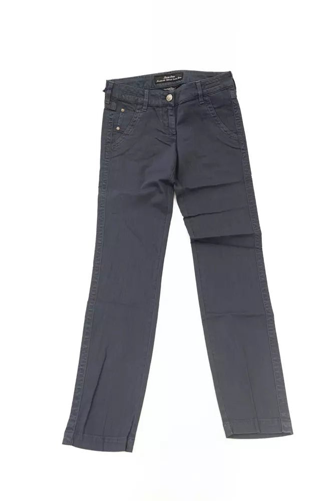 Jacob Cohen Chic Pony Skin Label Slim Jeans with Fringes