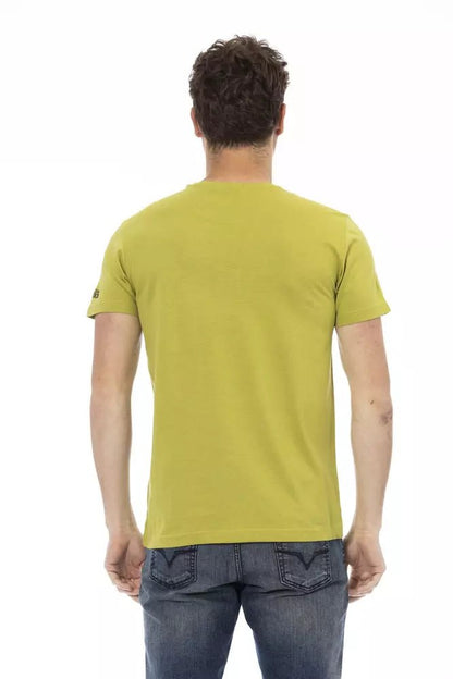 Trussardi Action Elegant Green Short Sleeve T-shirt