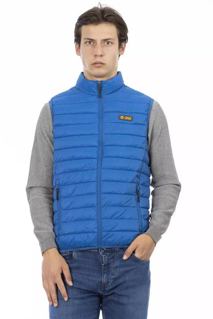 Ciesse Outdoor Sleeveless Blue Down Jacket with Metal Zip Detail