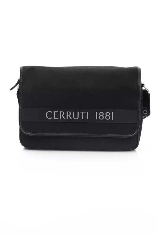 Cerruti 1881 Black Nylon Messenger Bag