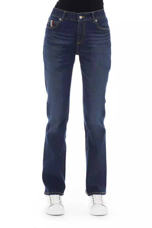 Baldinini Trend Chic Tricolor Pocket Jeans