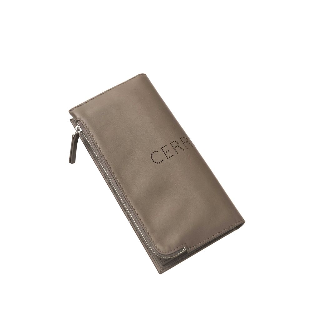 Cerruti 1881 Chic Brown Leather Wallet with Logo