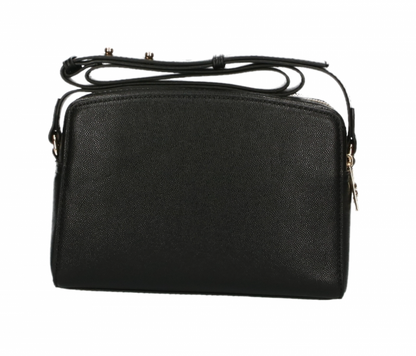 Plein Sport Elegant Black Double Zip Crossbody Bag