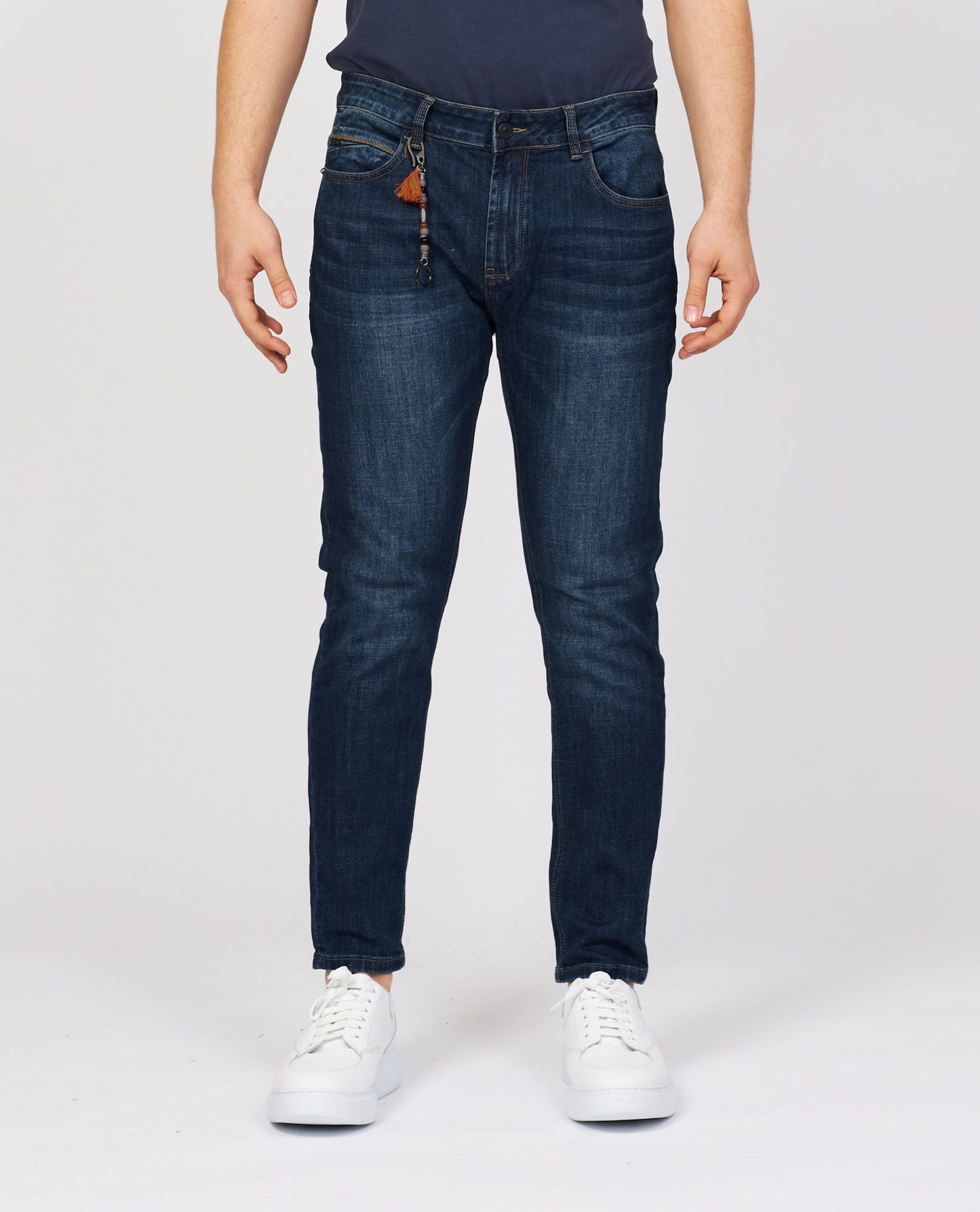 Yes Zee Chic Blue Five-Pocket Stretch Jeans