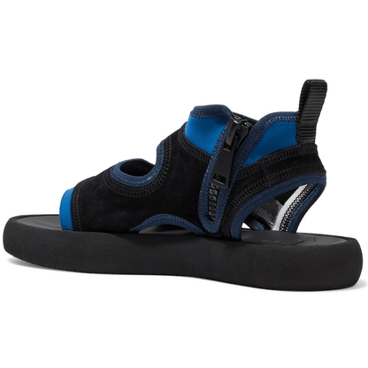Off-White Chic Neoprene and Suede Sandals - Summery Blue