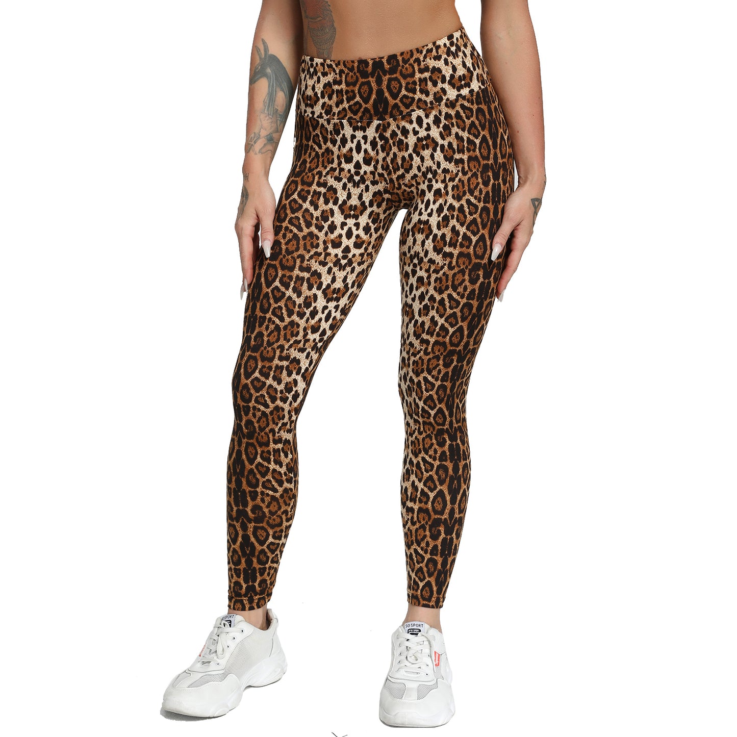 Fashion Snake Print Yoga Pants Elastic animal skin sports leggings Leopard Print Fitness Women pants High Waist gym sportswear