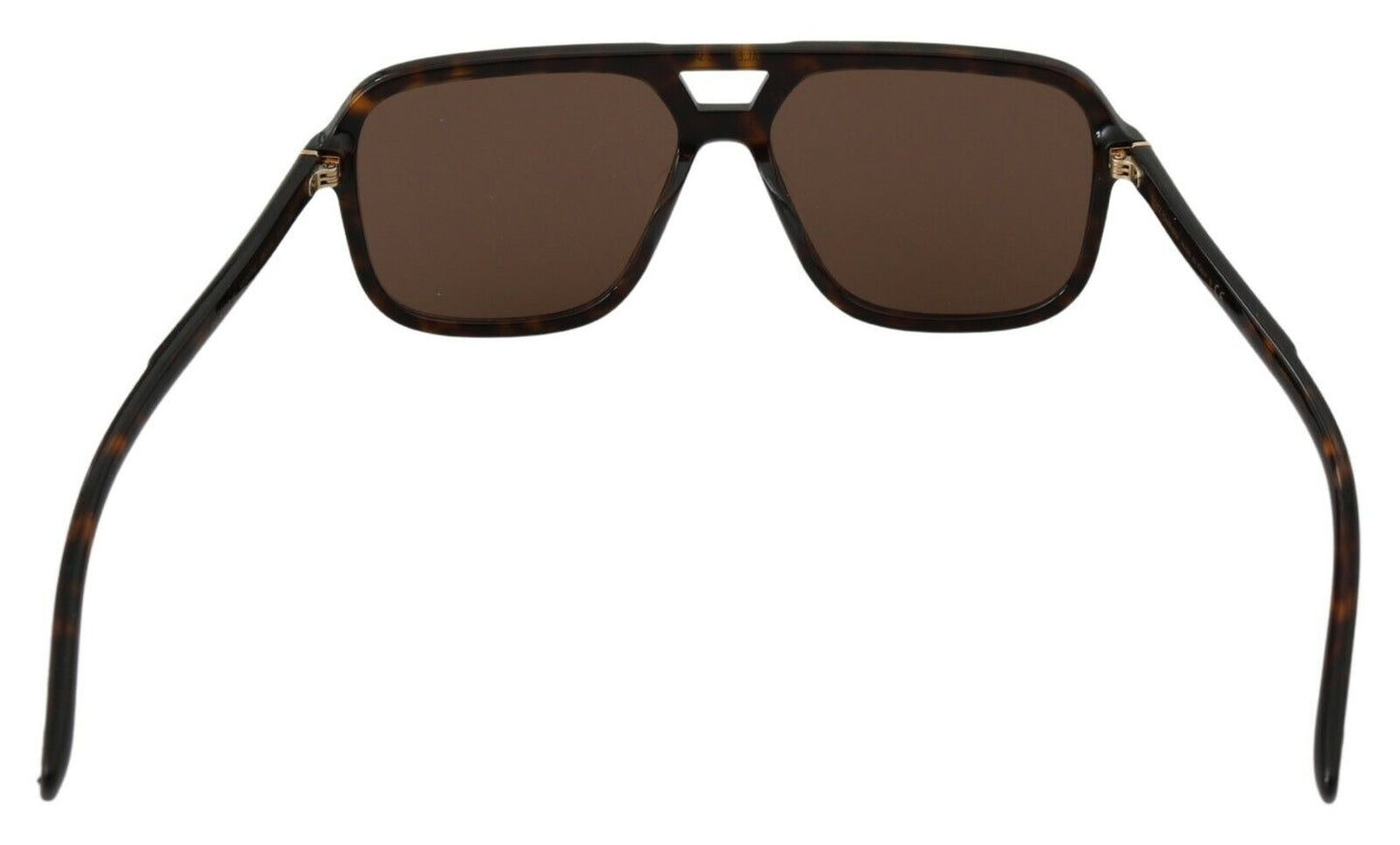 Dolce & Gabbana Elegant Brown Patterned Men's Sunglasses