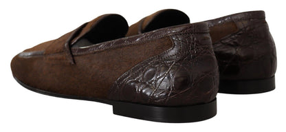 Dolce & Gabbana Exquisite Exotic Leather Loafers