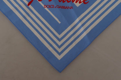 Dolce & Gabbana Elegant Striped Cotton Handkerchief