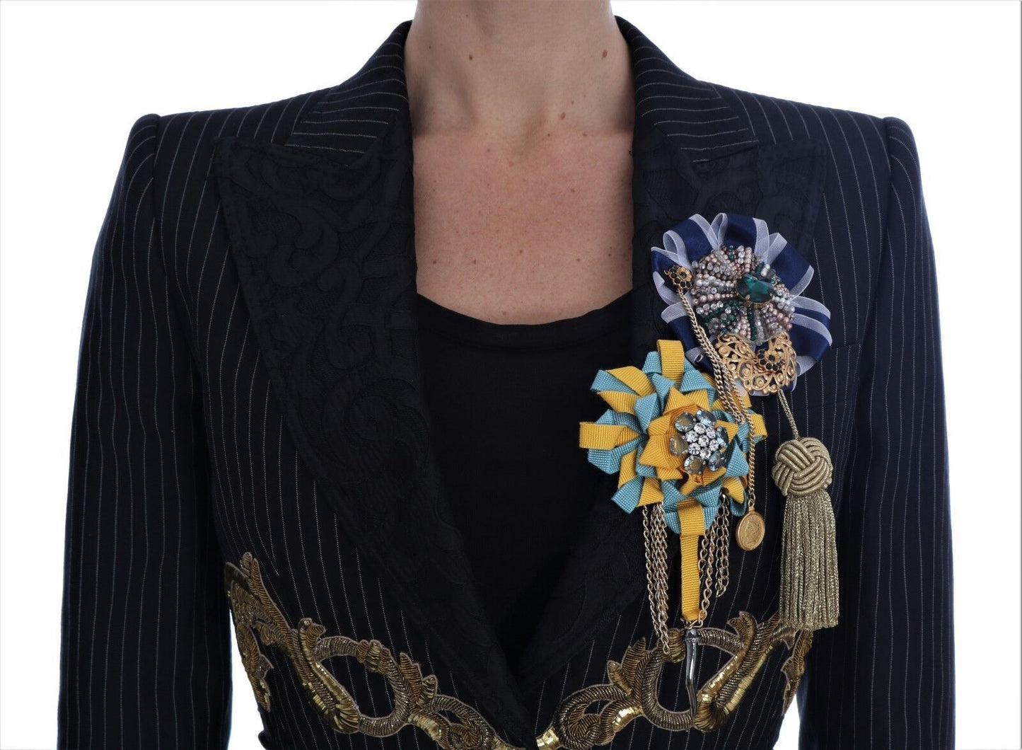 Dolce & Gabbana Enchanted Elegance Crystal Blazer