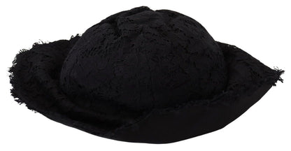 Dolce & Gabbana Elegant Sun-Ready Black Designer Hat