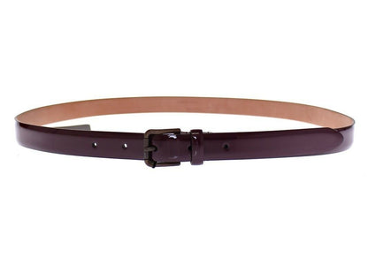 Dolce & Gabbana Elegant Purple Leather Belt