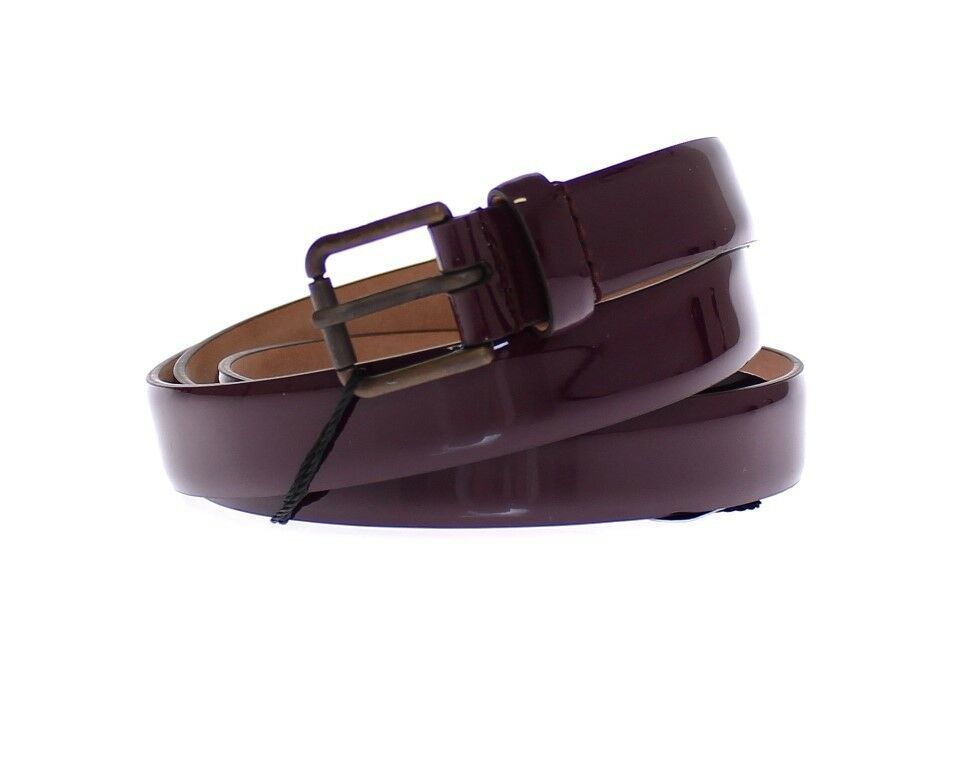 Dolce & Gabbana Elegant Purple Leather Belt