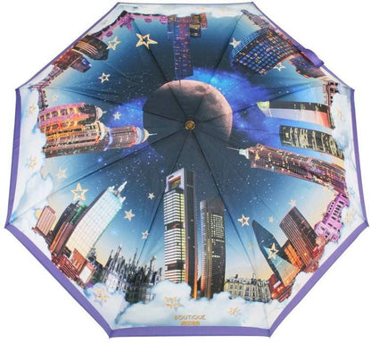 Boutique Moschino Elegant Romantic City Auto Umbrella