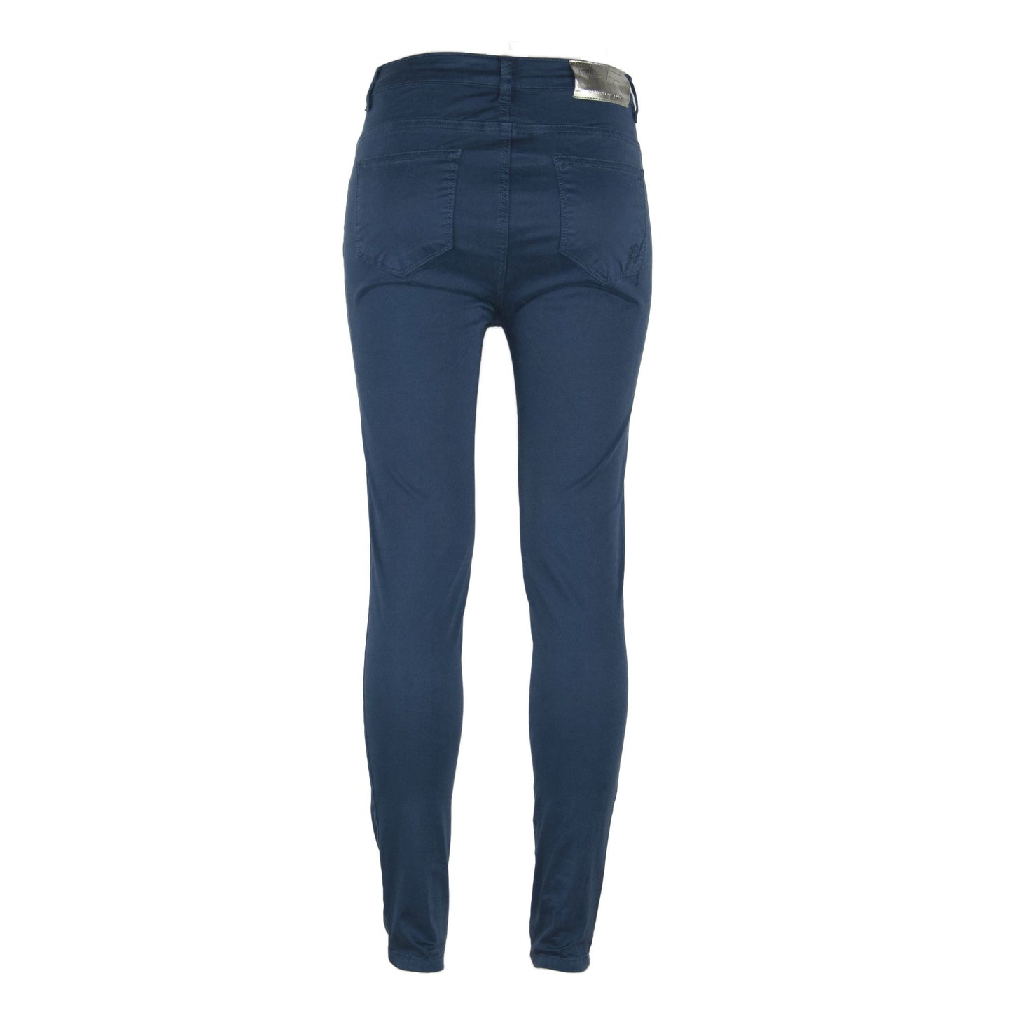 Maison Espin Blue Cotton Jeans & Pant