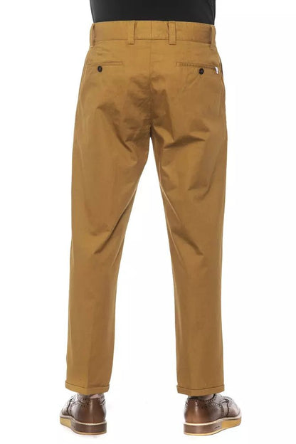 PT Torino Brown Cotton Jeans & Pant