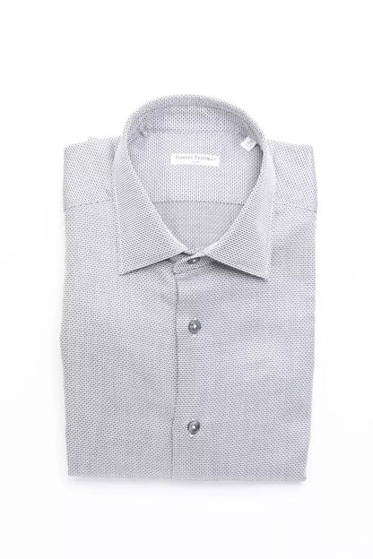 Robert Friedman Beige Medium Slim Collar Men's Shirt