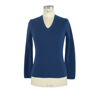 Emilio Romanelli Blue Cashmere Sweater