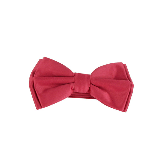 Emilio Romanelli Elegant Pink Silk Bow Tie
