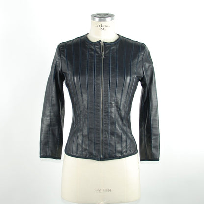 Emilio Romanelli Sapphire Slim Leather Jacket